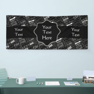 Fun 95th Birthday Party Personalised Monogram Banner