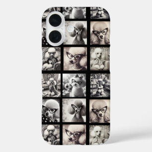 Fun 9 Photo Collage Pictures iPhone 16 Case