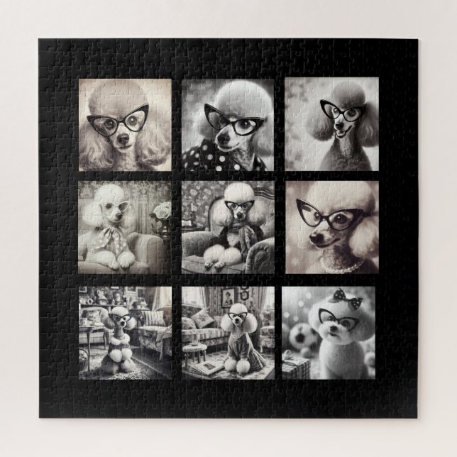 Fun 9 Photo Collage Pictures Jigsaw Puzzle (Vertical)