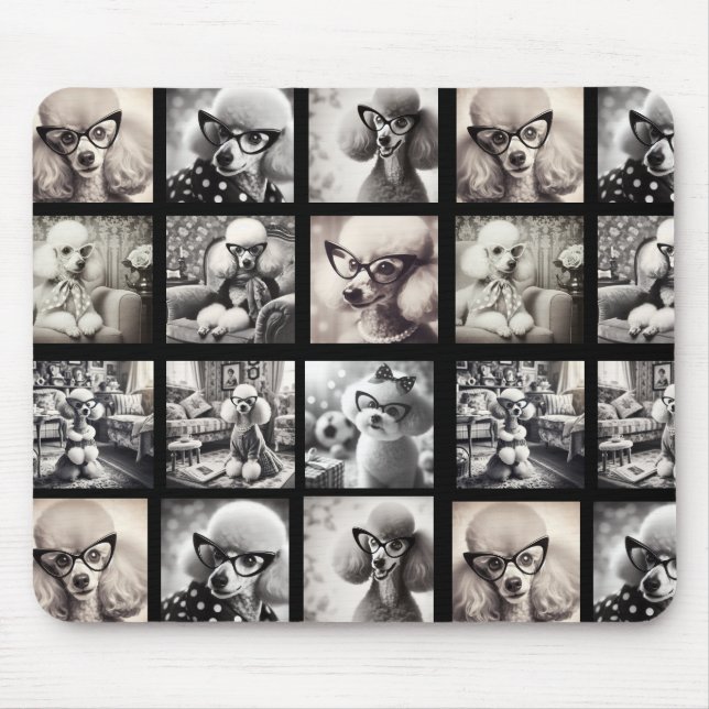 Fun 9 Photo Collage Pictures Mouse Mat (Front)