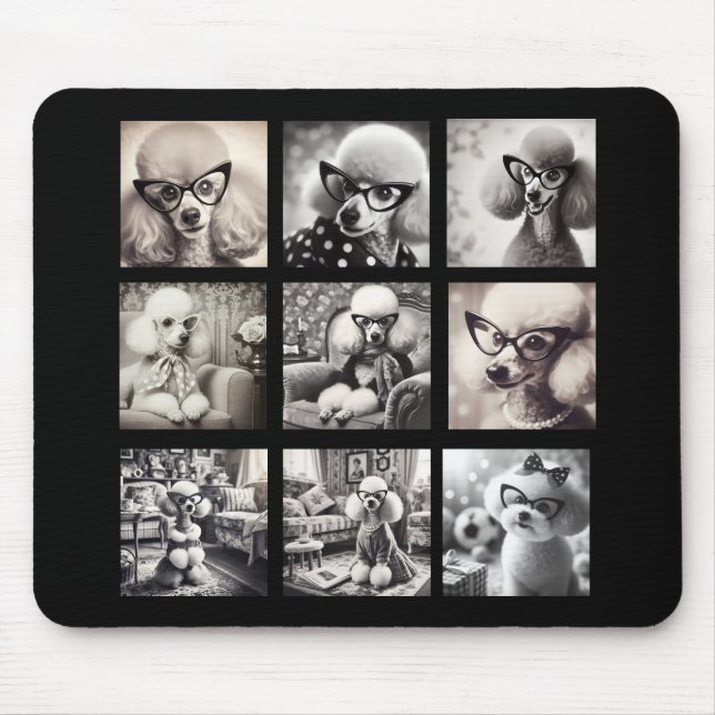 Fun 9 Photo Collage Pictures Mouse Mat (Front)