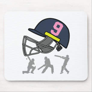Fun 9th Birthday Cricket Player Boys Kids 9 Year O Mouse Mat