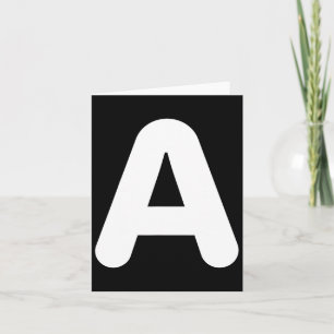 Fun A Letter Halloween Costume For Group Matching Card