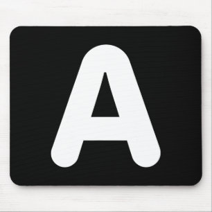 Fun A Letter Halloween Costume for Group Matching Mouse Mat