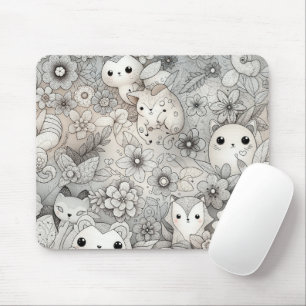 Fun Abstract Animal Collection Mouse Mat
