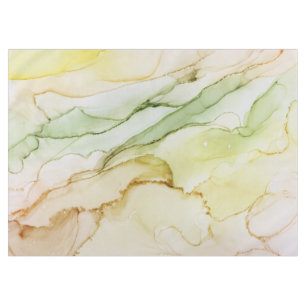 Fun Abstract Pastel Green Beige Tablecloth