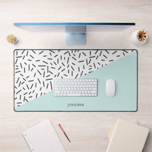 Fun Abstract Pattern Personalised Desk Mat