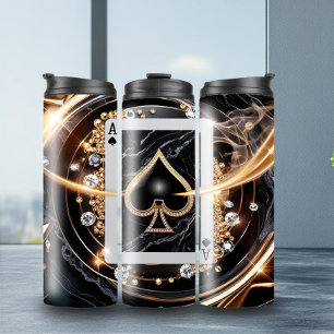 Fun Ace of Spades Thermal Tumbler