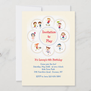 Fun Activities Invitation