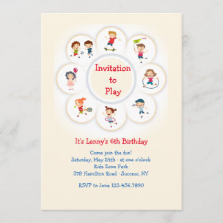 Fun Activities Invitation