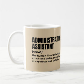 Fun Administrative Assistant Definition Coffee Mug