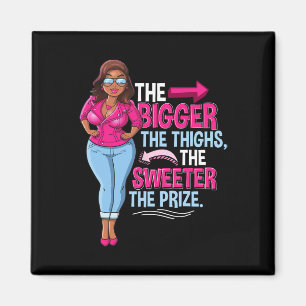 Fun African American Black Woman Magnet