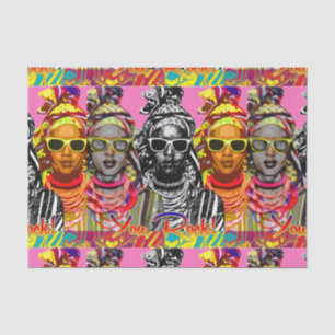 Fun African Fashion Tissue Paper