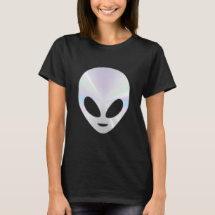 Fun Alien Head Cute Alien Funny UFO Women Men T-Shirt