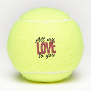 Fun All My Love To You Tennis Balls
