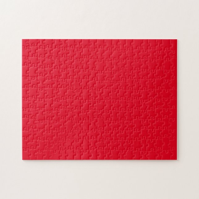 Fun All Red Ketchup Colour Jigsaw Puzzle (Horizontal)