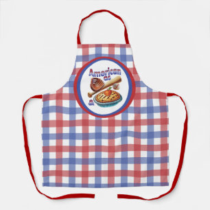 Fun American as Baseball & Apple Pie  Apron