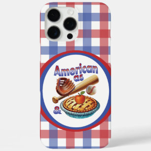 Fun American as Baseball & Apple Pie  iPhone 16 Pro Max Case