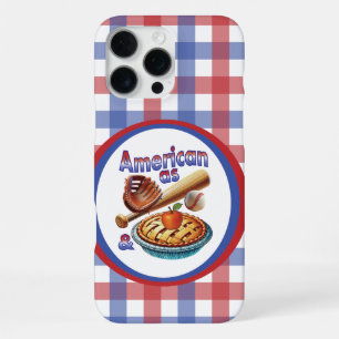Fun American as Baseball & Apple Pie iPhone 16 Pro Max Case