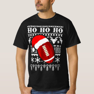 Fun American Football Ugly Christmas  Boys XMAS  T-Shirt