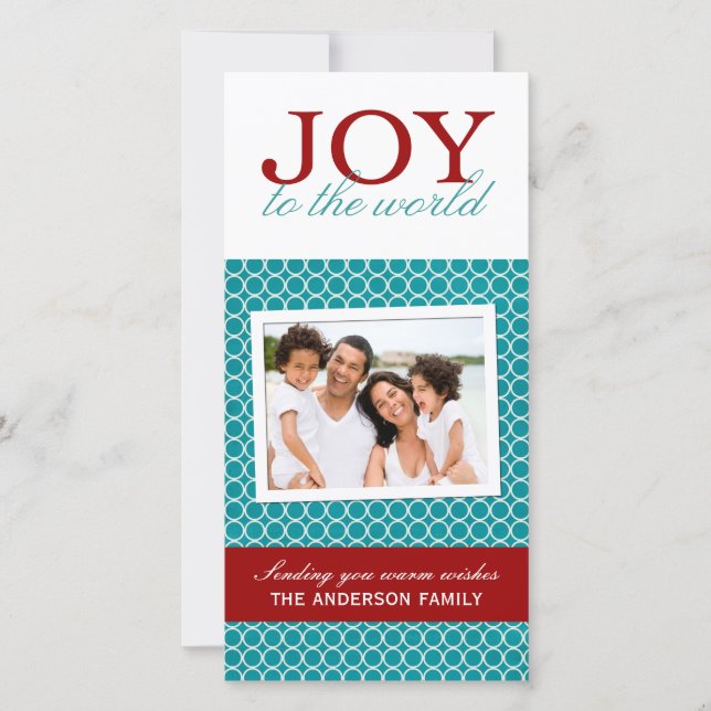 Fun and Bright Christmas Photo Cards (Front)