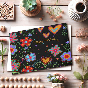 Fun and Colourful Happy Birthday “Inspirivity” Card