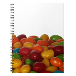Fun and colourful jelly beans notebook