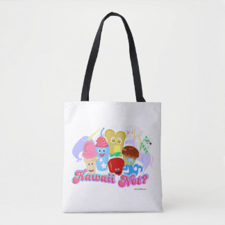 Fun and Cute Kawaii Not? Tote Bag