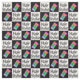 Hair Salon Fabric Zazzle Co Uk