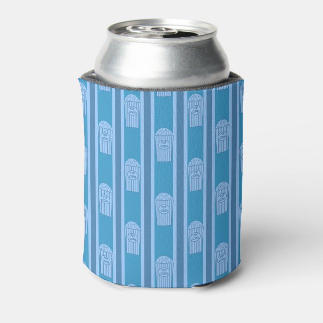 Fun and Fancy Blue Popcorn Can Cooler (Can Back)