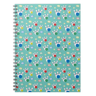 Fun and Fancy Bowling Pattern Notebook