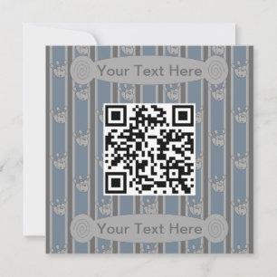 Fun and Fancy Bowling QR Code Invitation