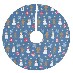 Fun and Fancy Christmas Brushed Polyester Tree Skirt