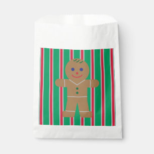 Fun and Fancy Christmas Gingerbread Man Favour Bags