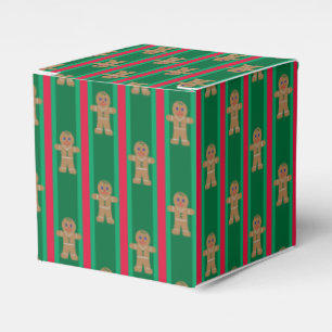 Fun and Fancy Christmas Gingerbread Man Favour Box