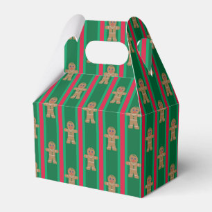Fun and Fancy Christmas Gingerbread Man Favour Box