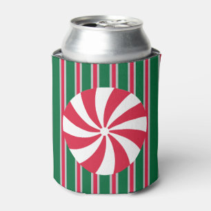 Fun and Fancy Christmas Peppermint Candy Can Cooler
