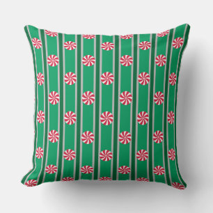 Fun and Fancy Christmas Peppermint Candy Cushion