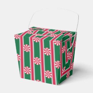 Fun and Fancy Christmas Peppermint Candy Favour Box