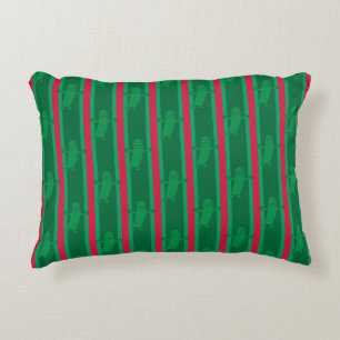 Fun and Fancy Christmas Pickle Decorative Cushion