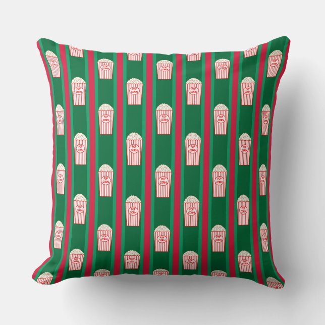 Fun and Fancy Christmas Popcorn Cushion (Front)