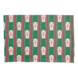 Fun and Fancy Christmas Popcorn Pillowcase