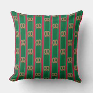 Fun and Fancy Christmas Pretzel Cushion