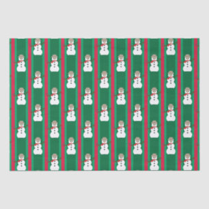 Fun and Fancy Christmas Snowman Detective Tissue Paper