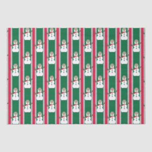 Fun and Fancy Christmas Snowman Detective Tissue Paper