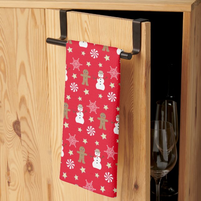 Fun and Fancy Christmas Tea Towel (Thirds Fold)
