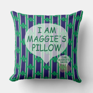 Fun and Fancy Customisable 4 Leaf Clover Cushion