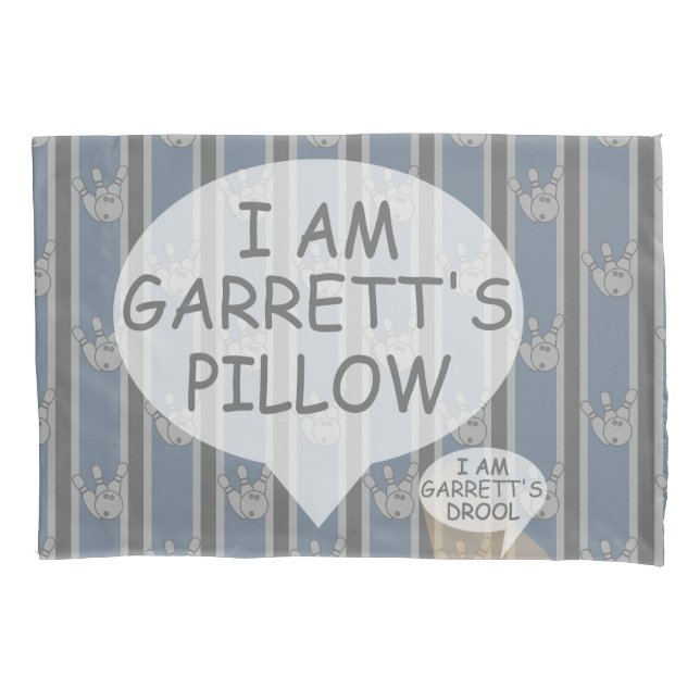 Fun and Fancy Customisable Bowling Pillowcase (Front)