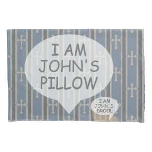 Fun and Fancy Customisable Cross Striped Pillowcase