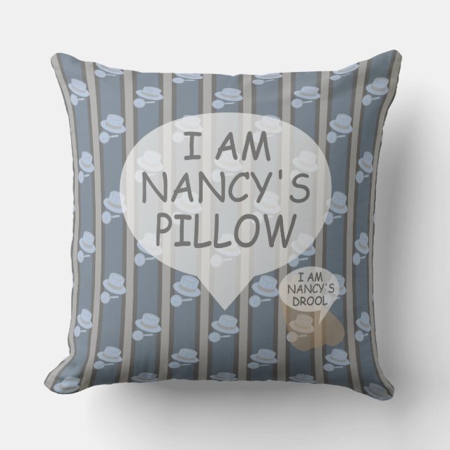 Fun and Fancy Customisable Detective Cushion (Front)